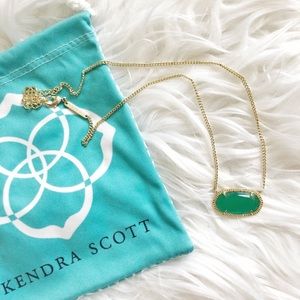 Kendra Scott Emerald Delaney Necklace